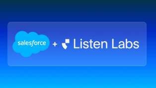 Salesforce and Listen Labs Logos
