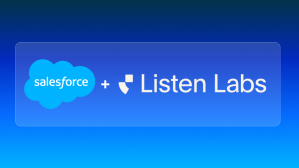Salesforce and Listen Labs Logos