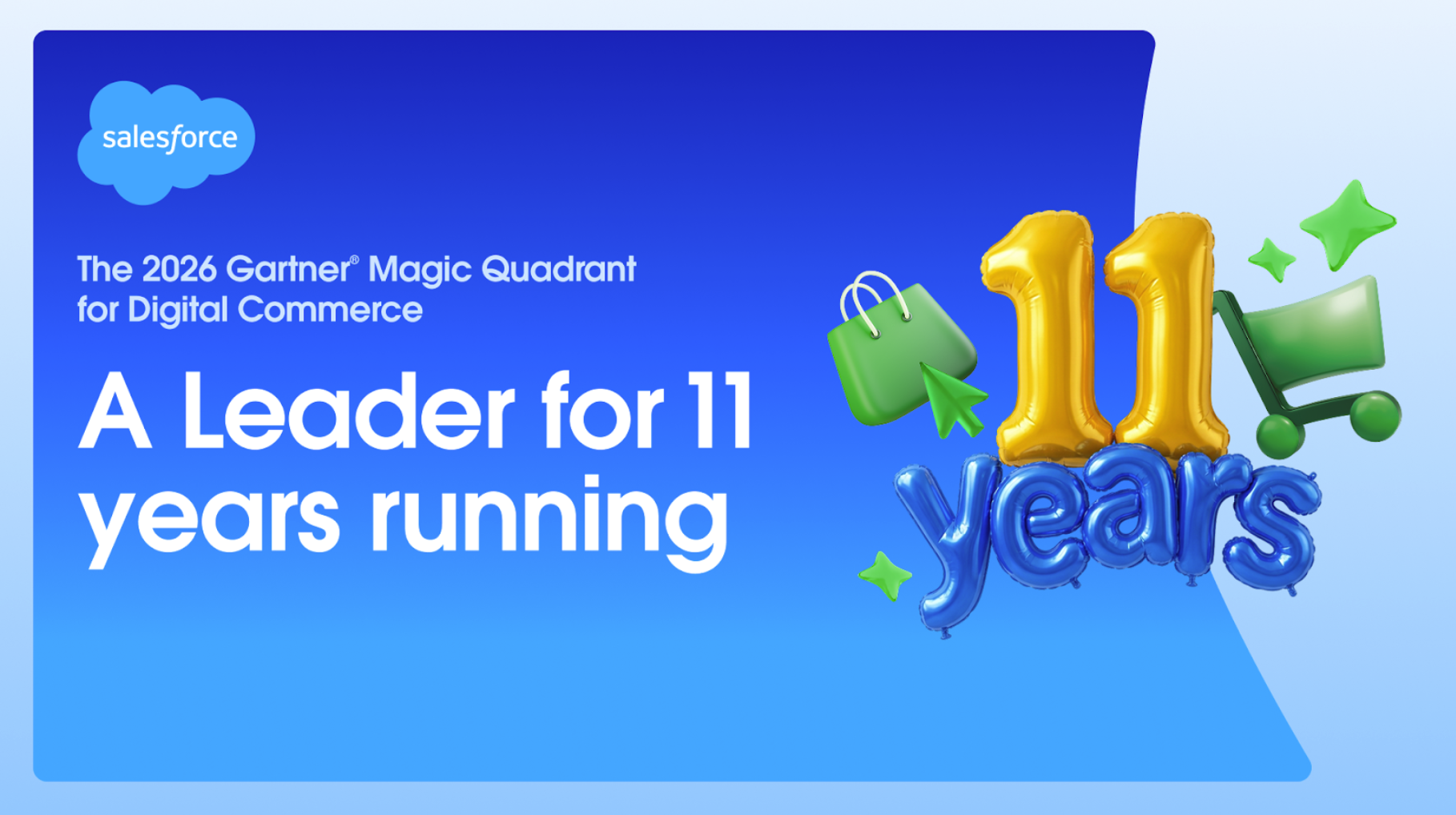 Salesforce Named a Leader in 2026 Gartner® Magic Quadrant™ for Digital Commerce for the 11th Consecutive Year