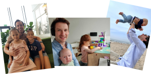Bij Salesforce hebben we heel wat vaders die hun werk combineren met het gezin