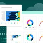 Dashboard overlaid with a bar graph: sales data