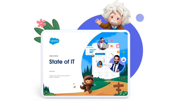 Einstein met het Salesforce State of IT rapport