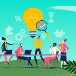 Salespeople sharing their unique value proposition.