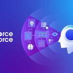 Een illustratie die de serie ‘Salesforce on Salesforce’ weergeeft