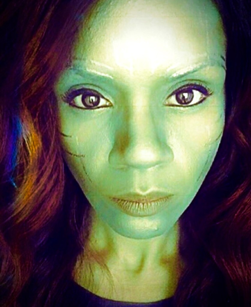 Sidibe as Gamora from "Guardians of the Galaxy"