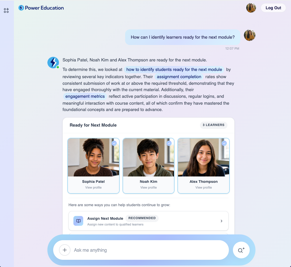 Graphic showing Agentforce Customer Service Portal reimagined around a single conversation bar.